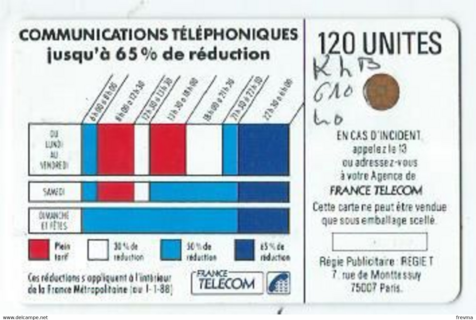 Telecarte Cordon K 4B 610 - Telefonschnur (Cordon)