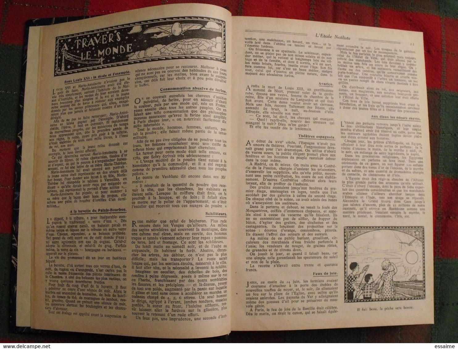 L'étoile Noëliste. recueil 2ème semestre 1933. n° 1000 à 1024. 25 numéros