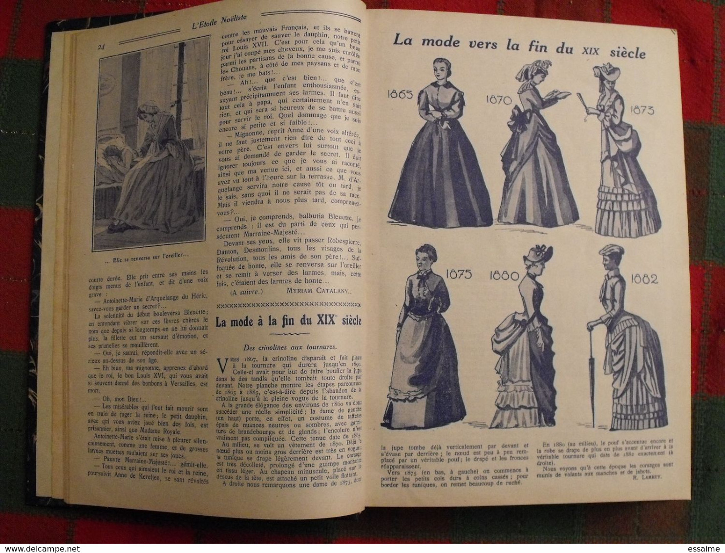 L'étoile Noëliste. recueil 2ème semestre 1933. n° 1000 à 1024. 25 numéros