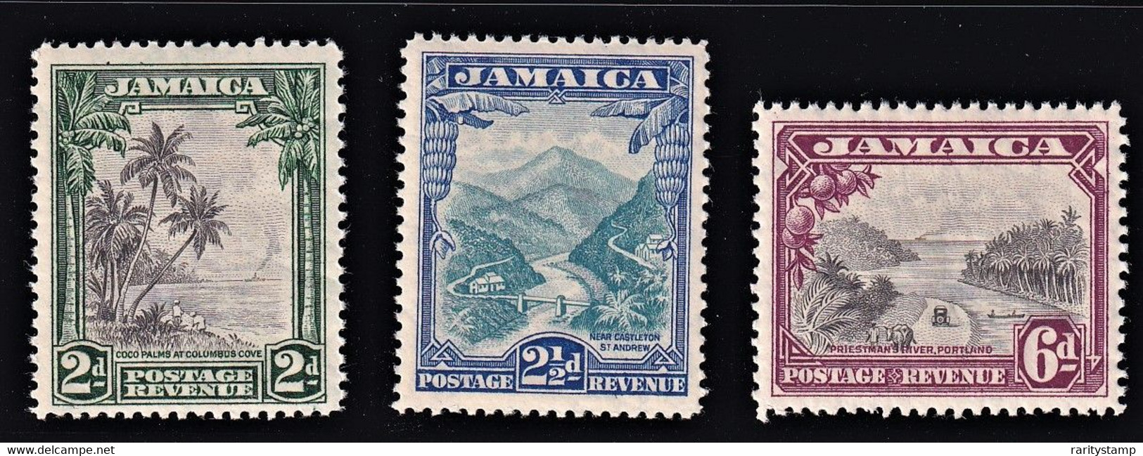 GIAMAICA 1932 JAMAICA   SET SG 111/113 MNH**  VERY FINE SUPERB STAMPS CV £ 140 - Jamaica (...-1961)