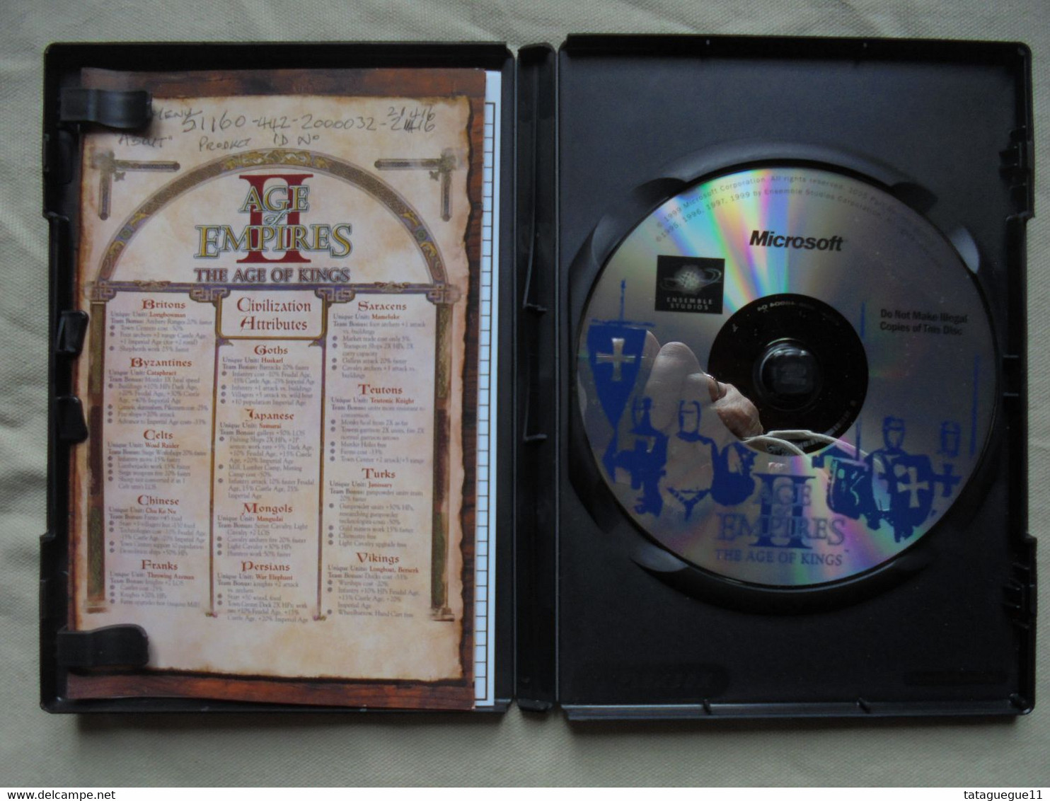 Vintage - Jeu PC CD Games - Age Of Empires - 2002 - Jeux PC