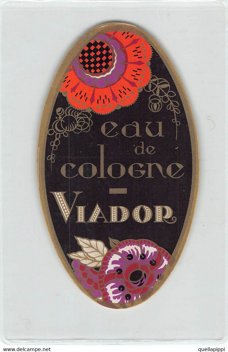 012080 "EAU DE COLOGNE - VIADOR"  ORIG LABEL - Etiquettes