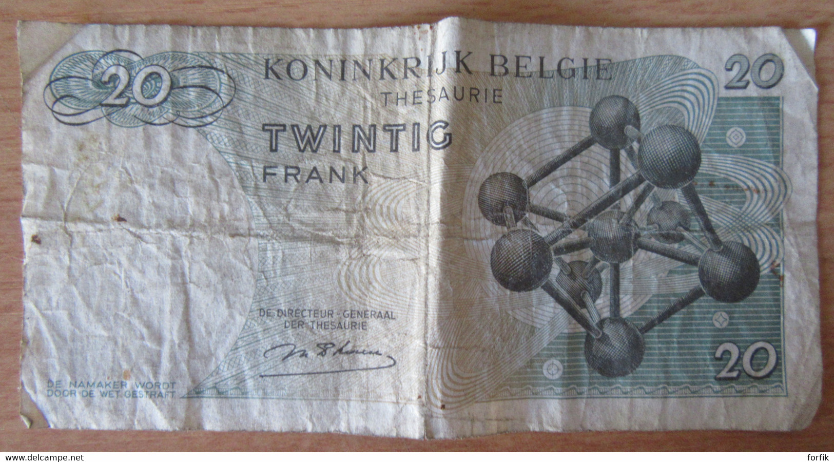 Belgique - Billet 20 Francs 1964 - Date 15.06.1964 - Altri & Non Classificati