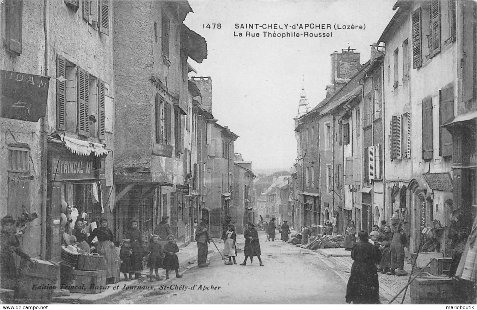 Sant-Chély D'Apcher - La Rue Théophile Roussel - Altri & Non Classificati