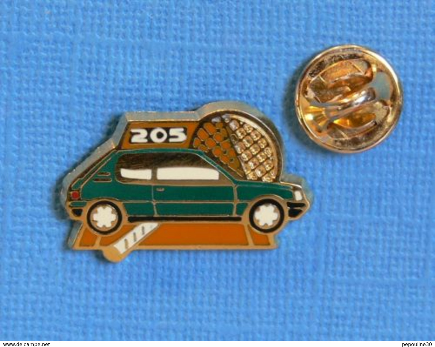 1 PIN'S // ** TENNIS OPEN / PEUGEOT 205 ROLAND GARROS ** . (Helium-Paris) - Peugeot