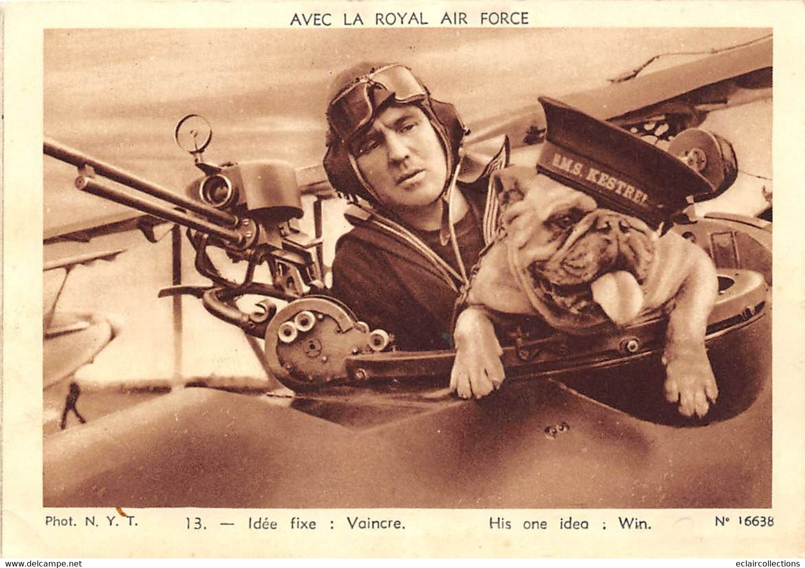 Militaria:   Guerre 39/45.  Avec La Royal Air Force  6 Cartes   (Voir Scan) - Guerre 1939-45