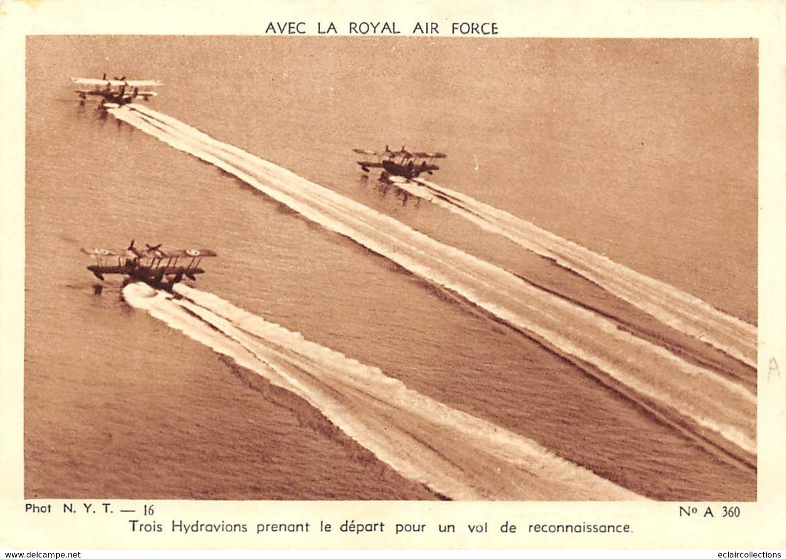 Militaria:   Guerre 39/45.  Avec La Royal Air Force  6 Cartes   (Voir Scan) - War 1939-45