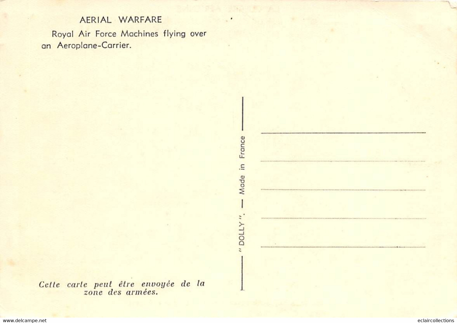 Militaria:   Guerre 39/45.  Avec la Royal Air Force  6 cartes   (Voir scan)