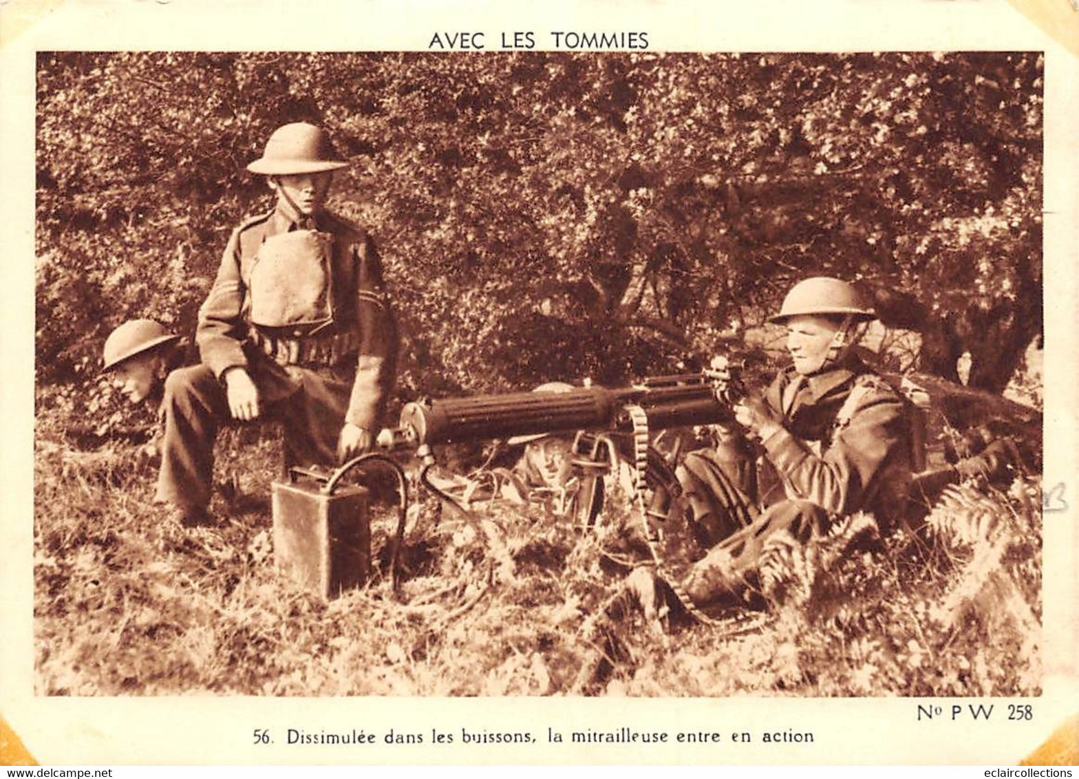 Militaria:   Guerre 39/45.  Avec Les Tommies    3  Cartes   (Voir Scan) - Oorlog 1939-45