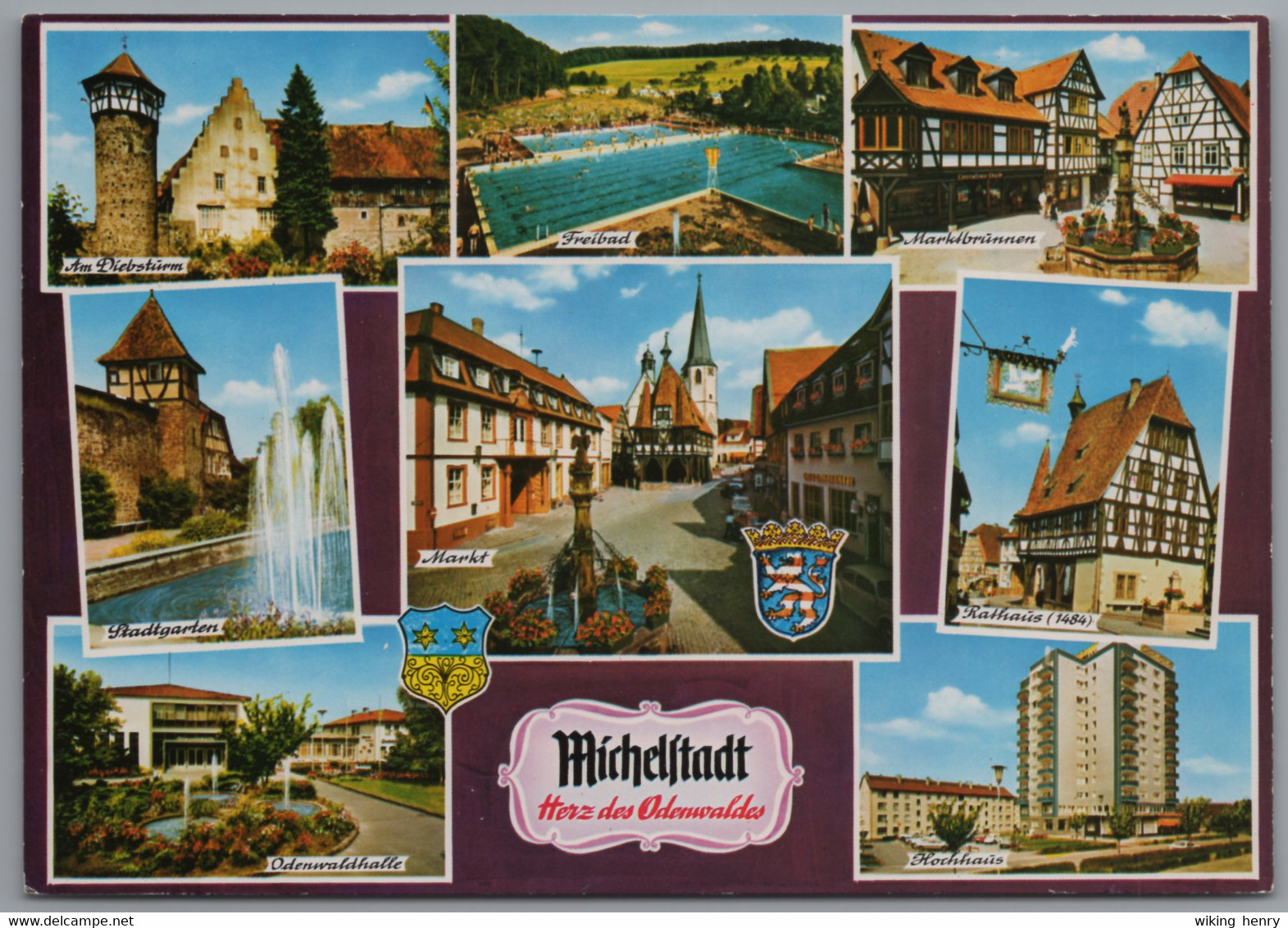 Michelstadt - Mehrbildkarte 12 - Michelstadt