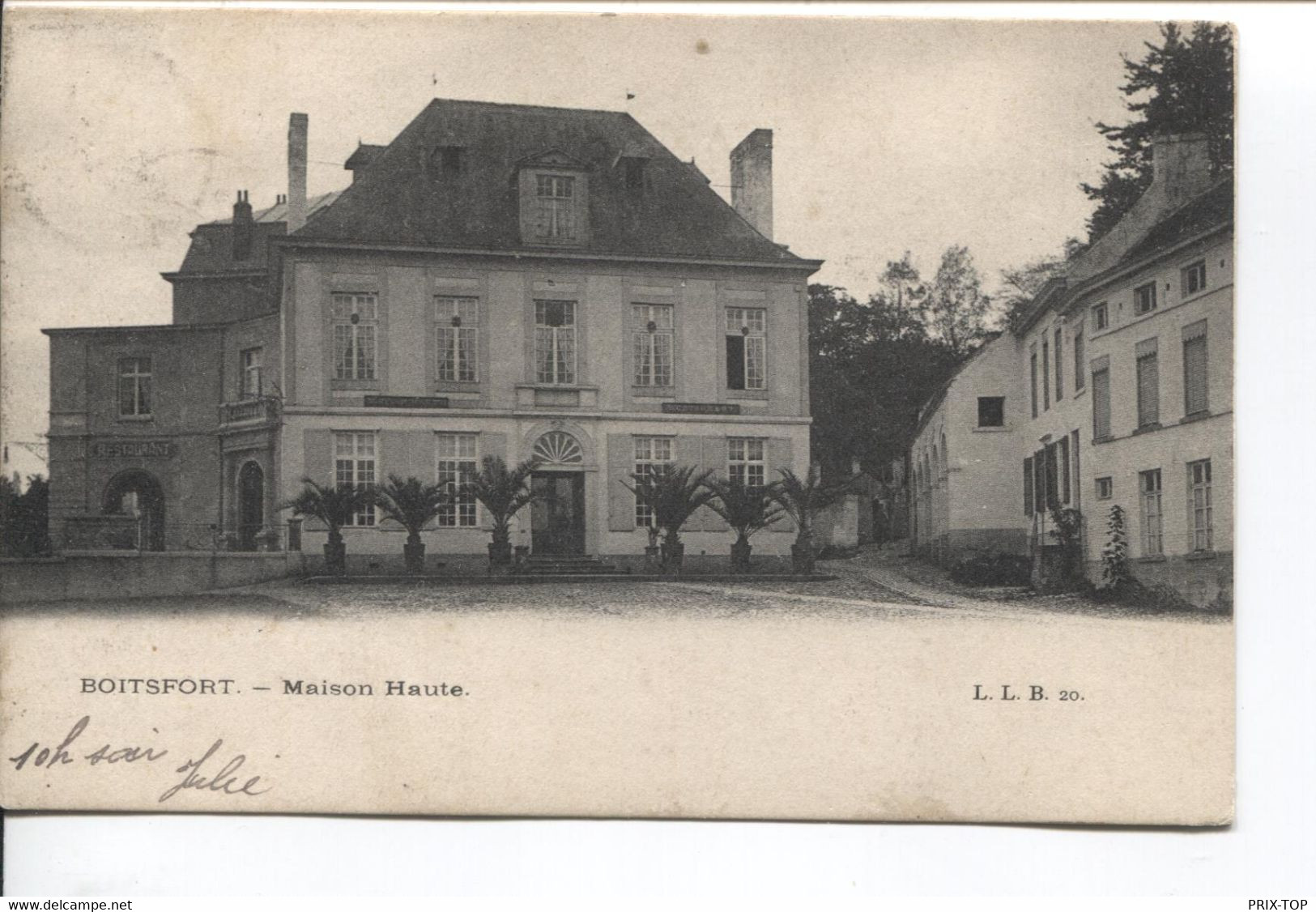 REF3155/ CP-PC Boitsfort Maison Haute - Watermael-Boitsfort - Watermaal-Bosvoorde