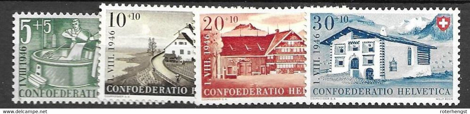 Switzerland Mnh ** 1946 Pro Patria 12 Euros - Autres & Non Classés