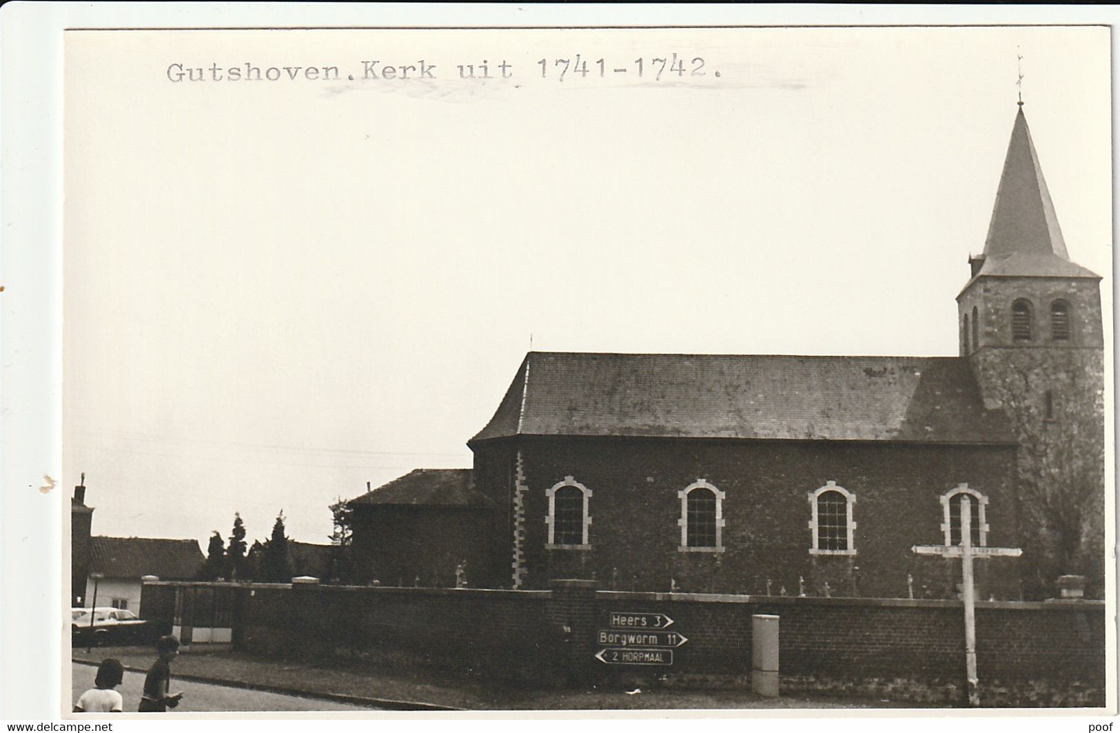 Gutshoven ( Heers ) : Kerk ( Fotokaart ?) - Heers