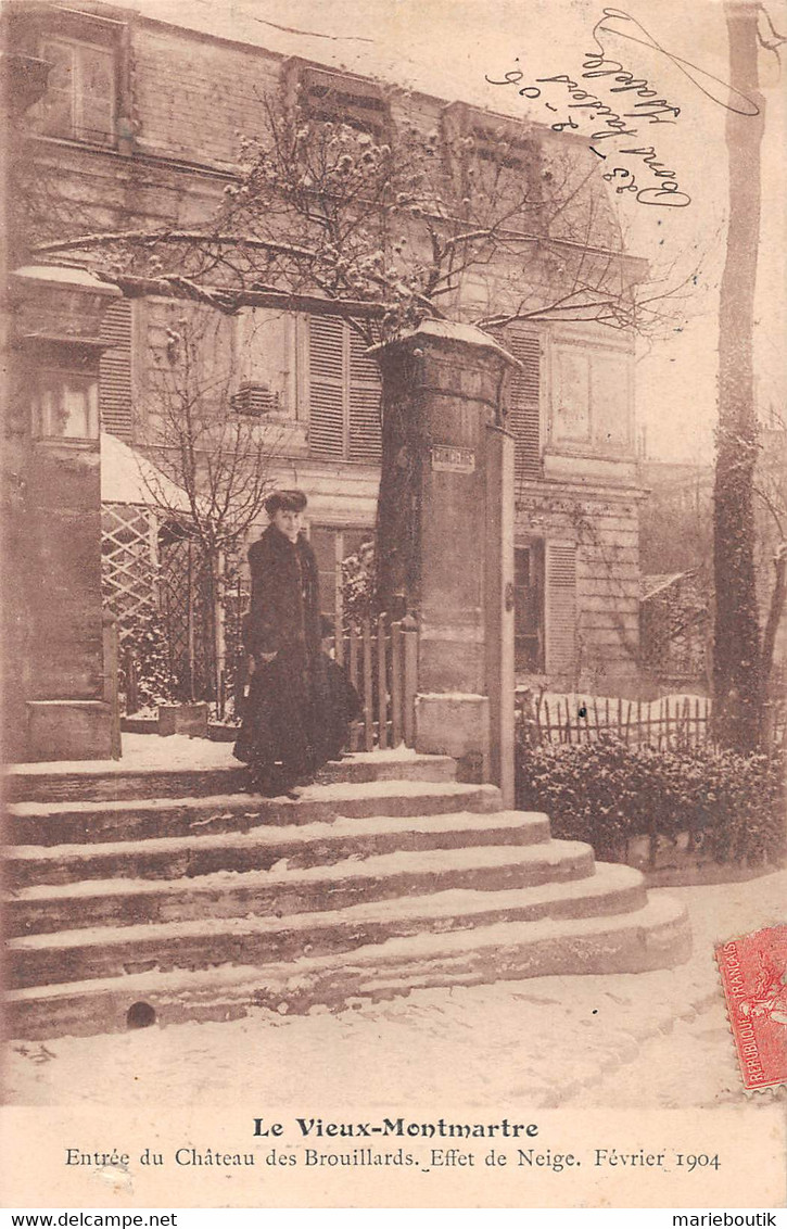 Paris - Le Vieux Montmartre - Château Des Brouillards - Distrito: 18