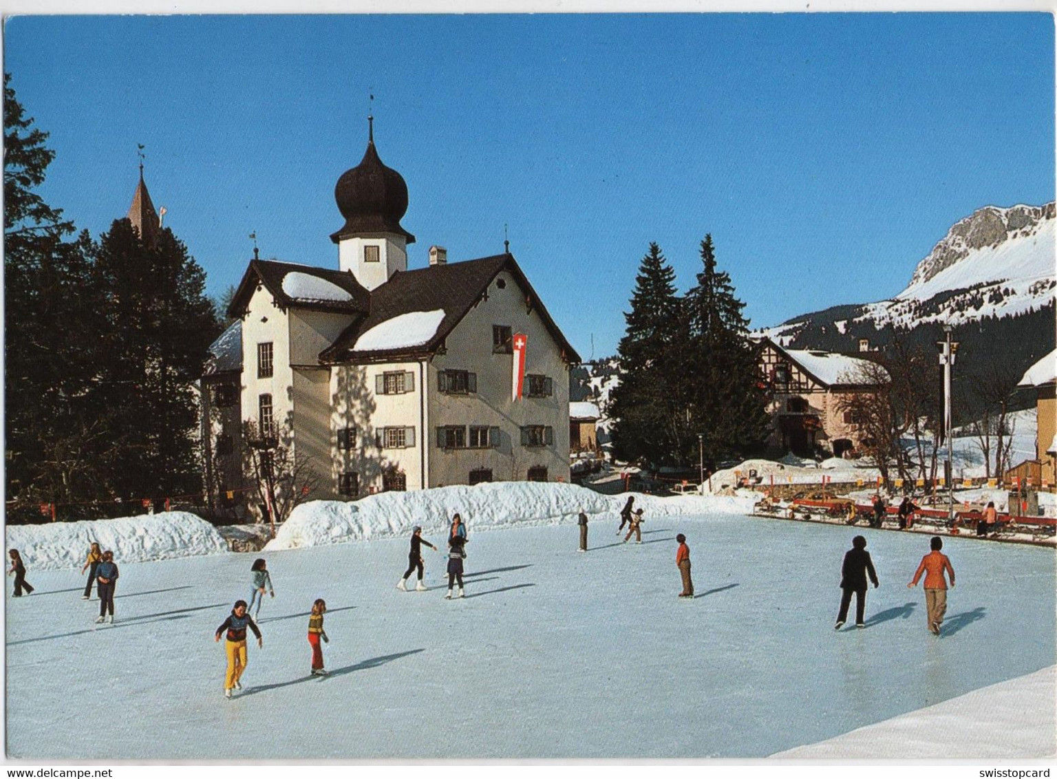 PARPAN GR Eisfeld Mit Schlössli - Parpan