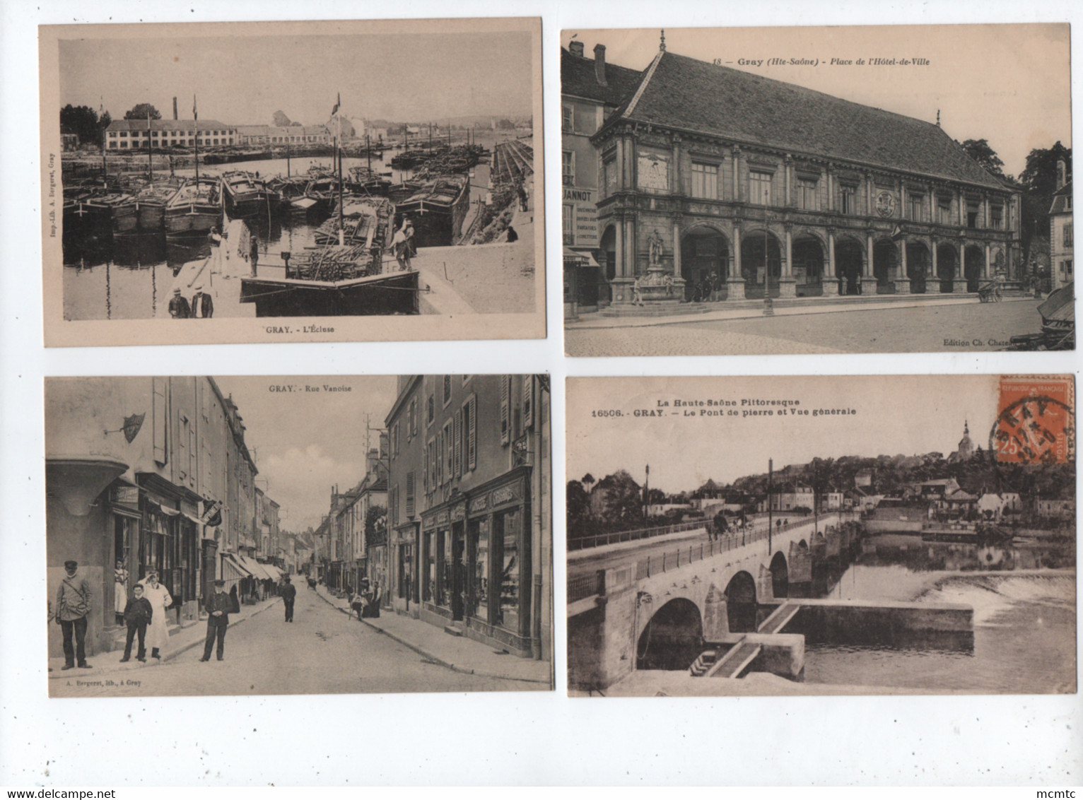 11 Cartes  - Gray  -  [70] Haute Saône - Gray