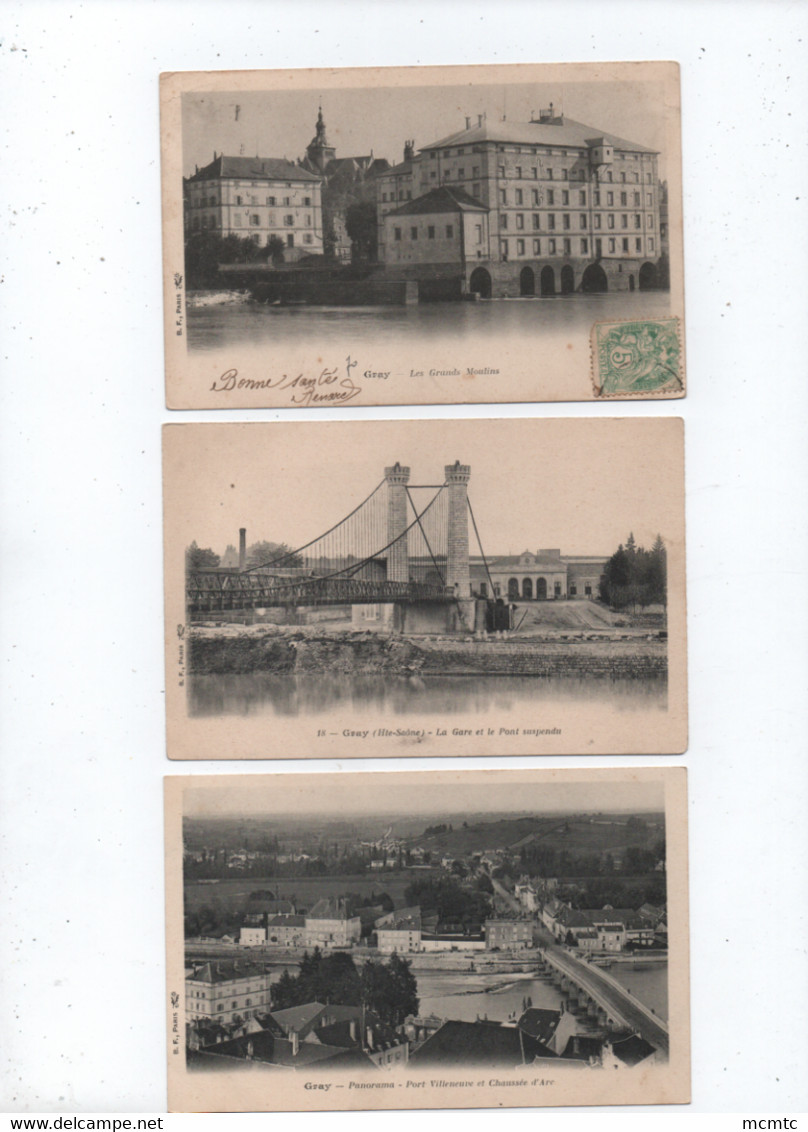 11 Cartes  - Gray  -  [70] Haute Saône - Gray