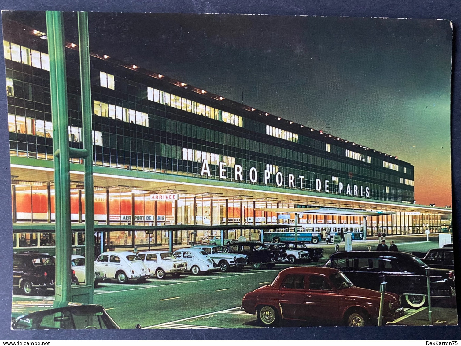 Paris-Orly Aéroport/ Entrée De L‘Aerogare/ Old Cars - Aéroports De Paris