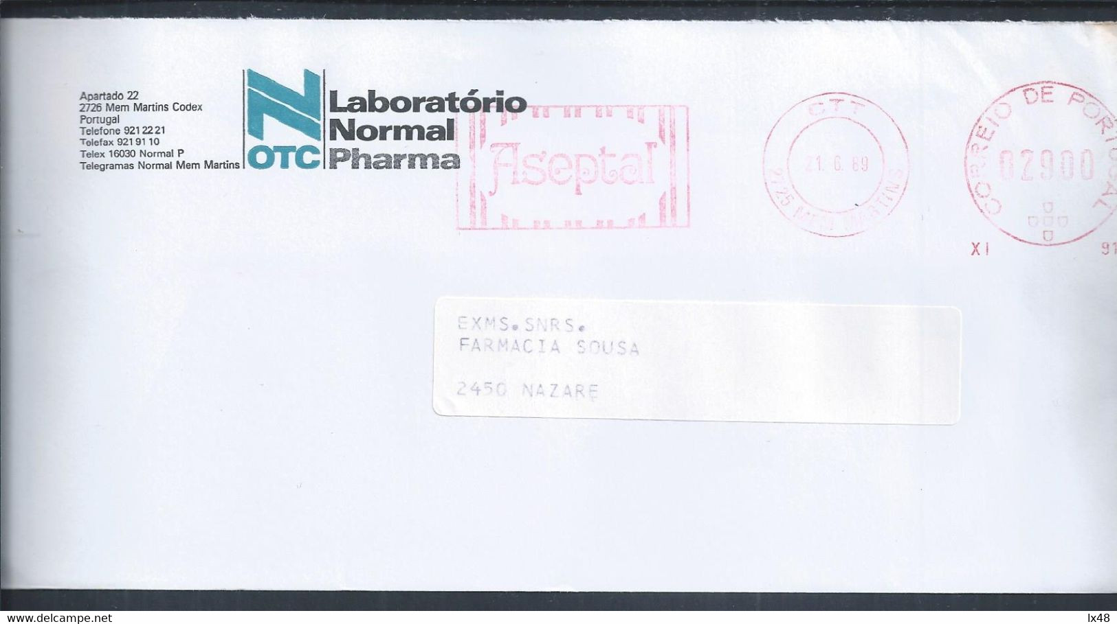 Normal Pharma Laboratory Streamer, Mem Martins. Aseptal. Hygiene. Normale Pharma Laboratorium-streamer. Aseptaal. Hygiën - Pharmacy