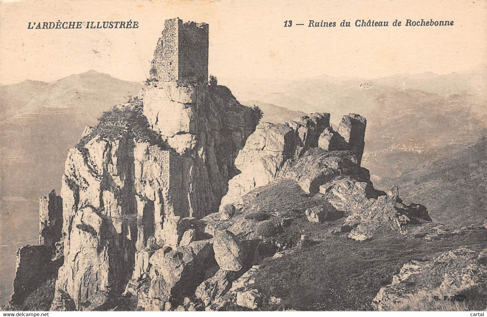 07 - Ruines Du Château De Rochebonne - Saint Martin De Valamas