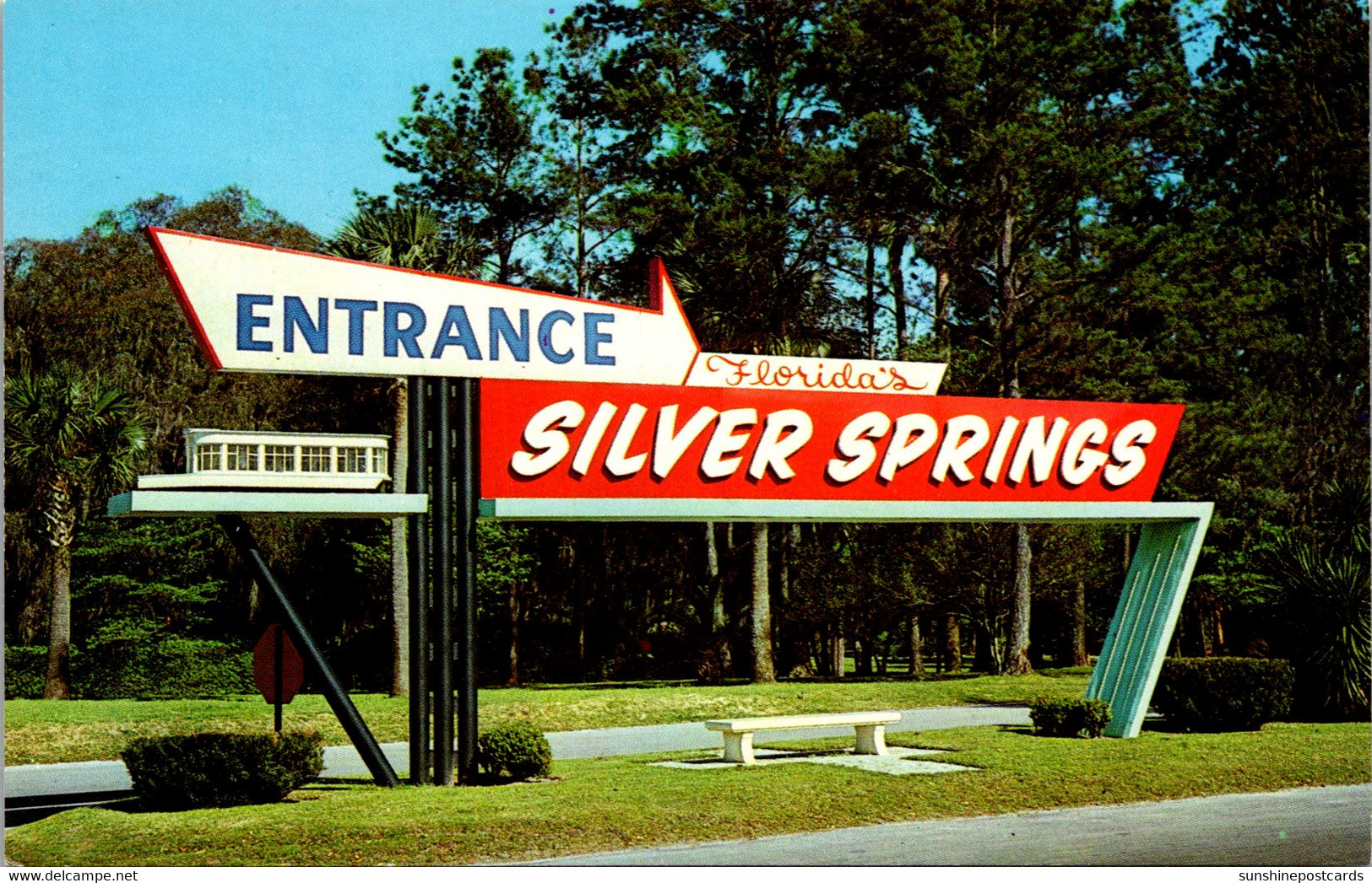 Florida Silver Springs Entrance Sign - Silver Springs