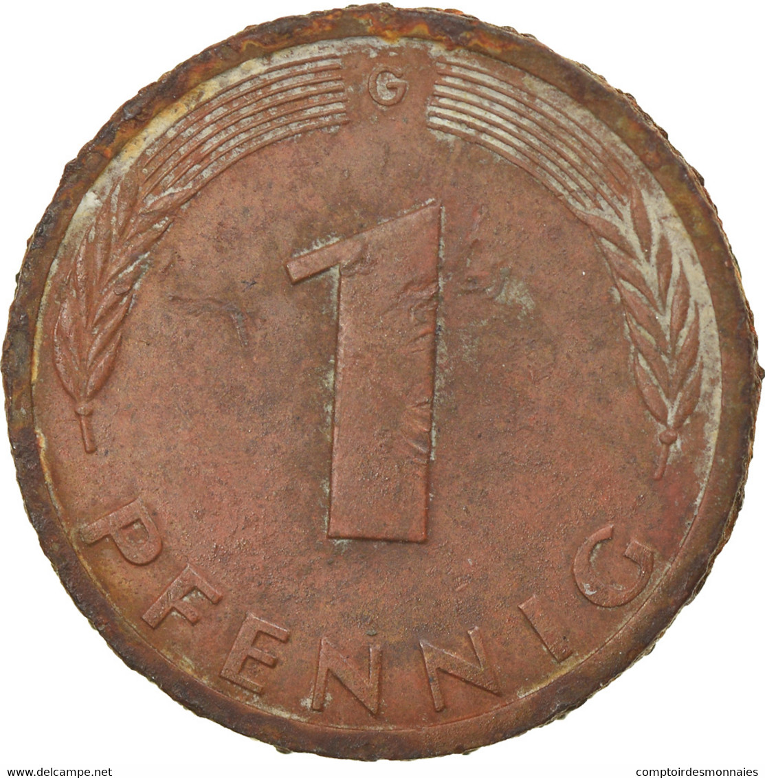 Monnaie, République Fédérale Allemande, Pfennig, 1982, Karlsruhe, TB, Copper - 1 Pfennig