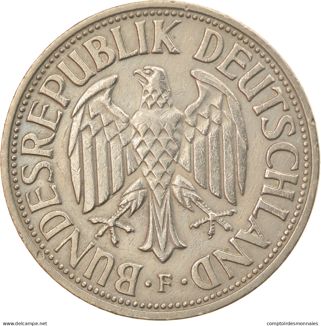 Monnaie, République Fédérale Allemande, Mark, 1950, Stuttgart, TTB - 1 Mark