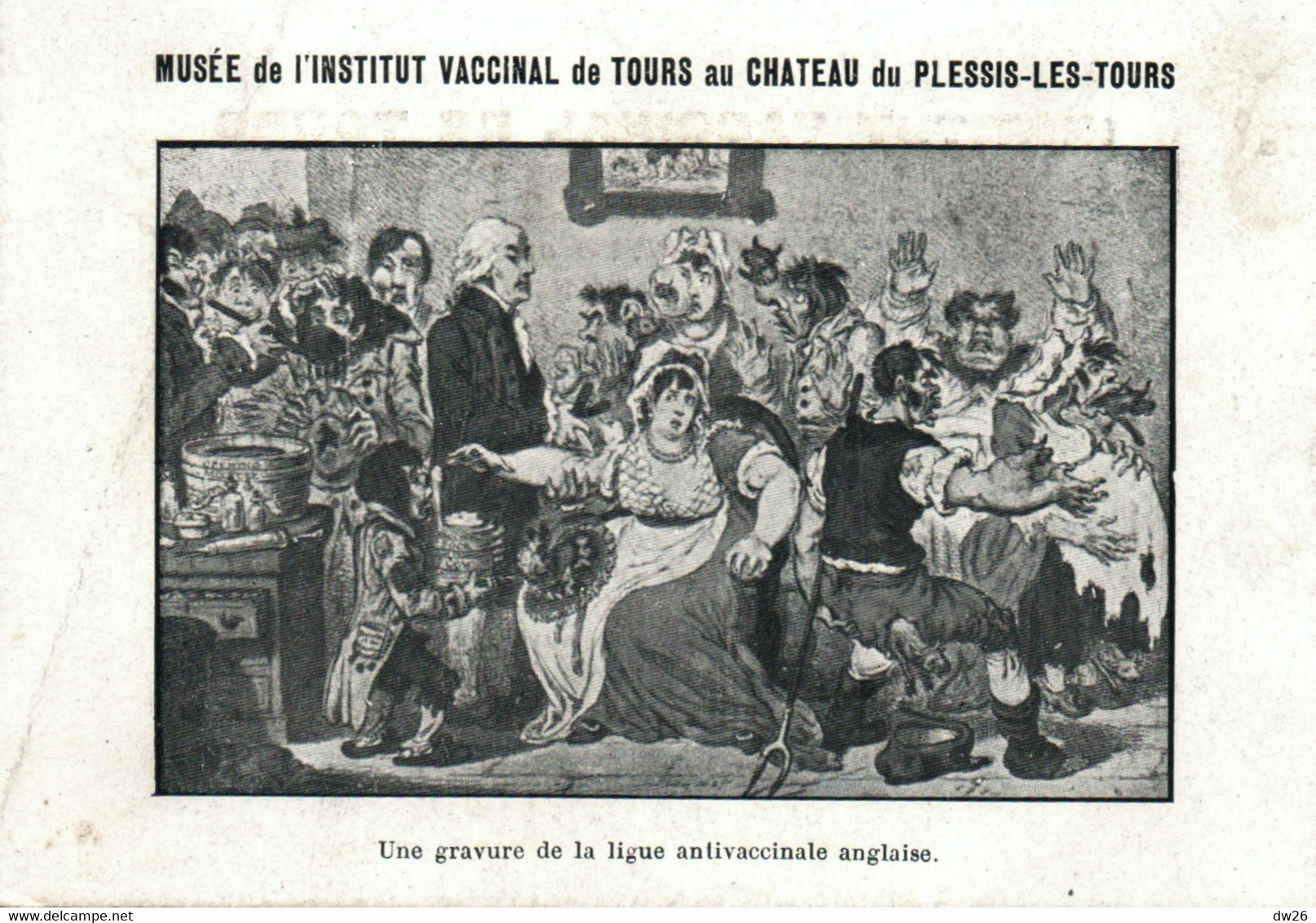 Recherche Documents Pour Le Musée Institut Vaccinal Tours (Bibliothèque De La Vaccine) Illustration: Gravure Anglaise - Other & Unclassified