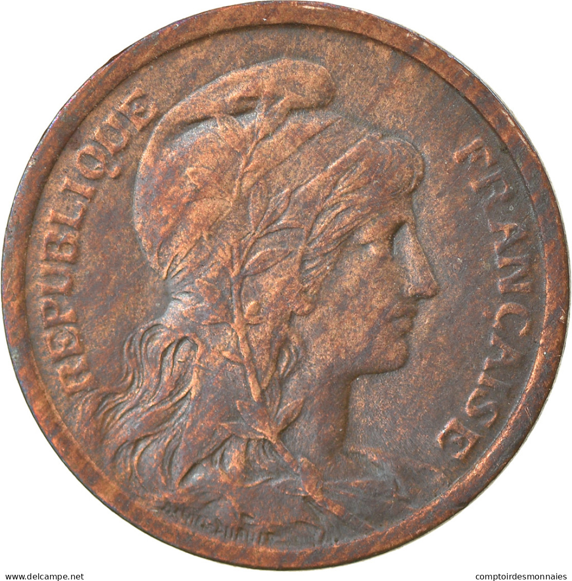 Monnaie, France, Dupuis, Centime, 1920, Paris, SUP, Bronze, Gadoury:90, KM:840 - A. 1 Centesimo