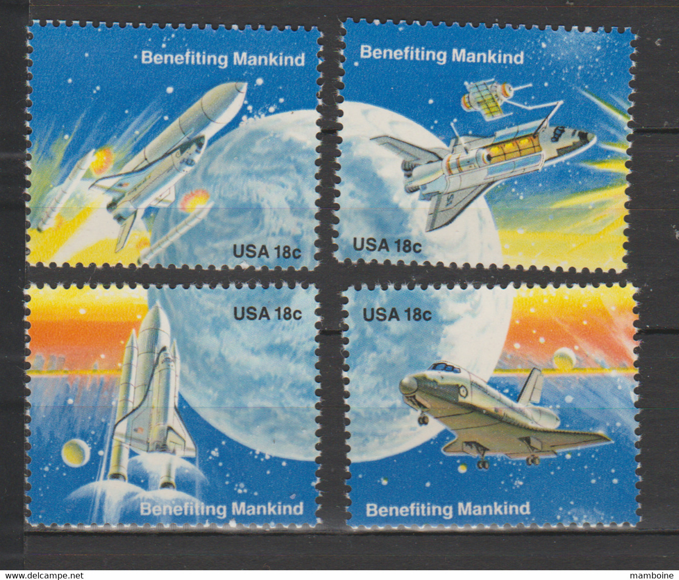 USA  1981  N° 1333 / 36  Neuf X X = 4 Valeurs - Andere & Zonder Classificatie