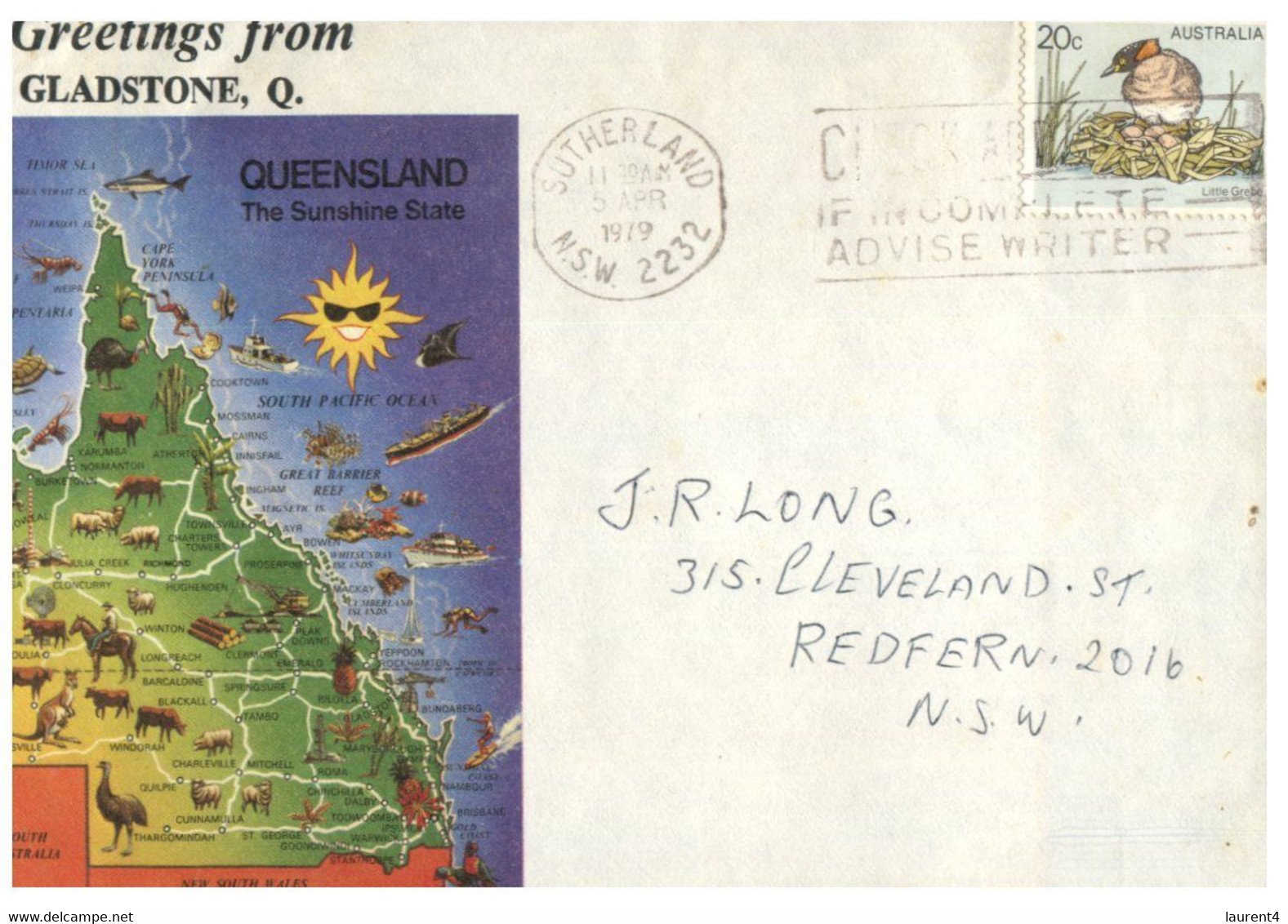 (FF 19) Australia - Greeting's From Gladstone & Tamworth (2 Front Cover Only) - Autres & Non Classés