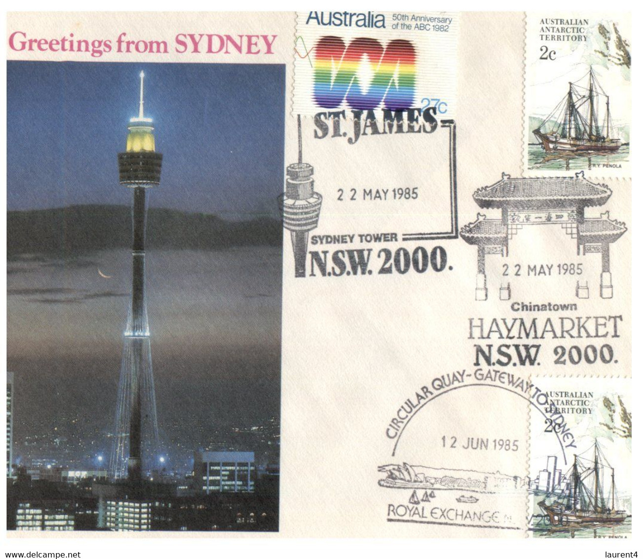 (FF 19) Australia - NSW - SYDNEY TOWER - Autres & Non Classés