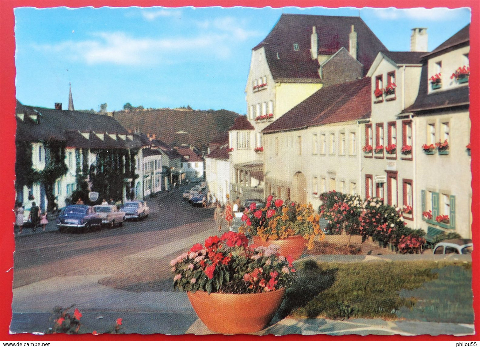 Cpsm MANDERSCHEID EIFEL Kurfurstenstrasse   Voitures - Manderscheid