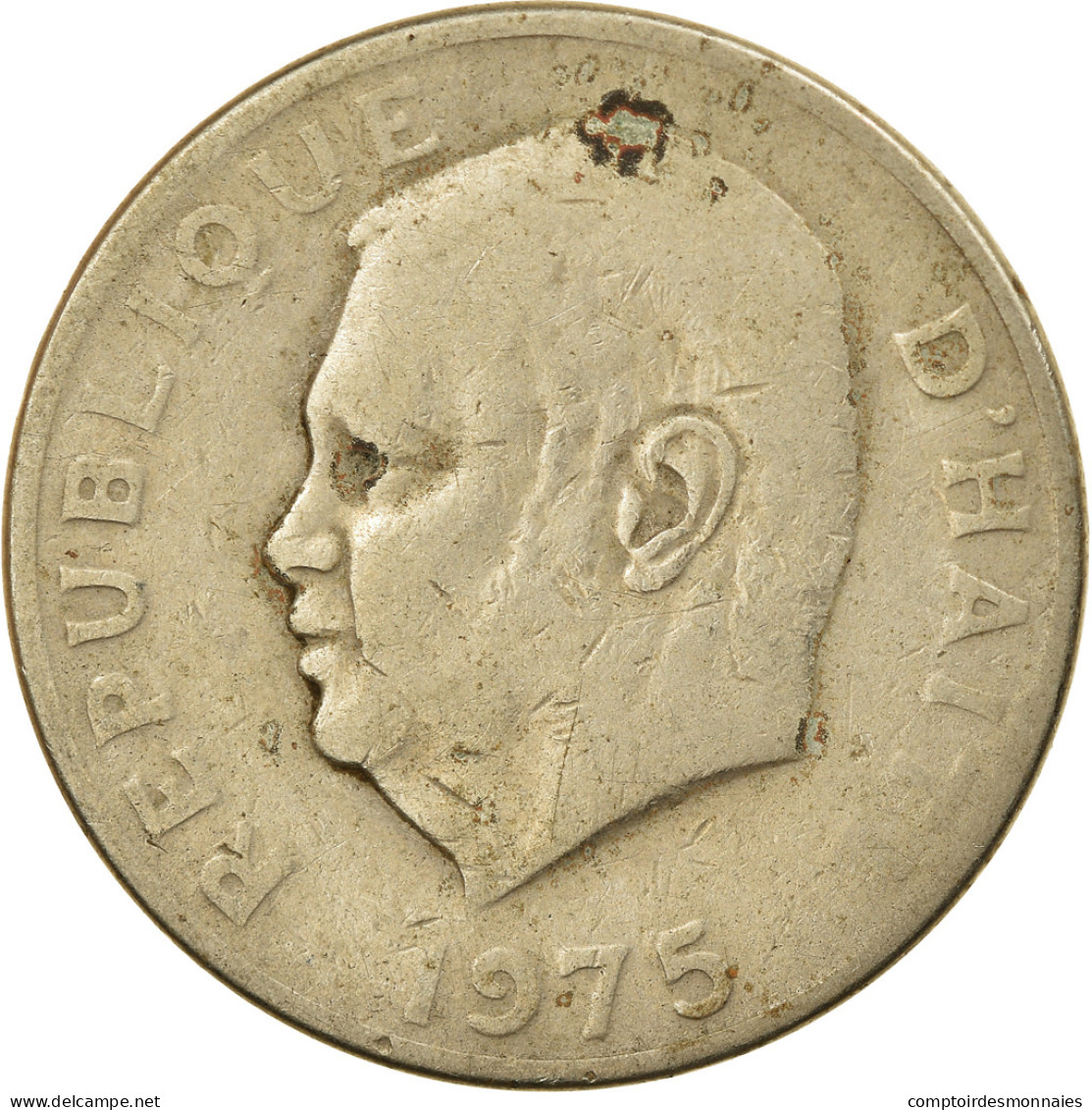 Monnaie, Haïti, 10 Centimes, 1975, TB, Copper-Nickel-Zinc, KM:63 - Haiti