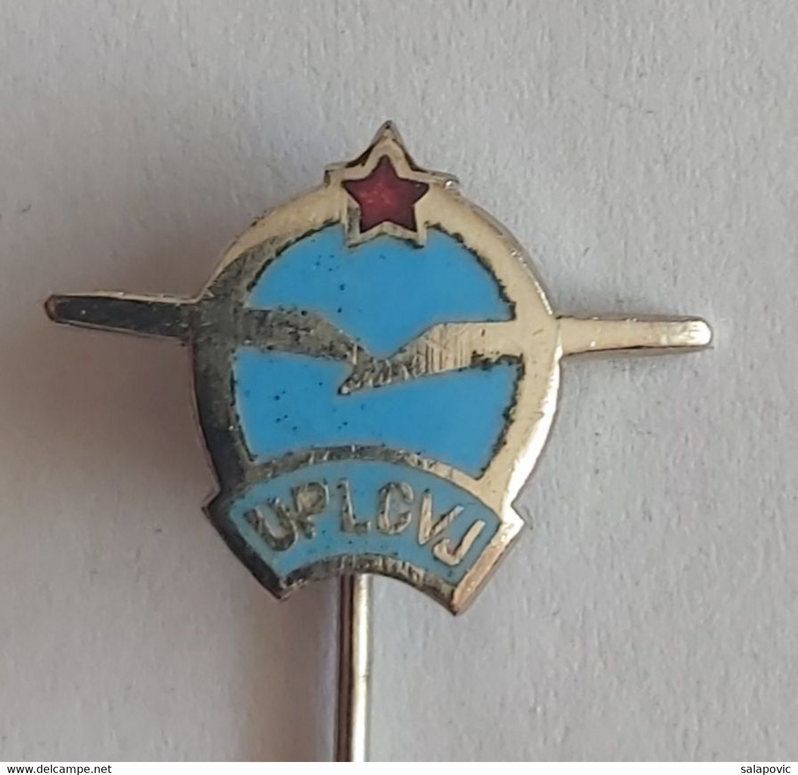 Airplane / Airlines - UPLCVJ,   Association Pilot Light Civil Aircraft Of Yugoslavia PINS BADGES P4/6 - Avions