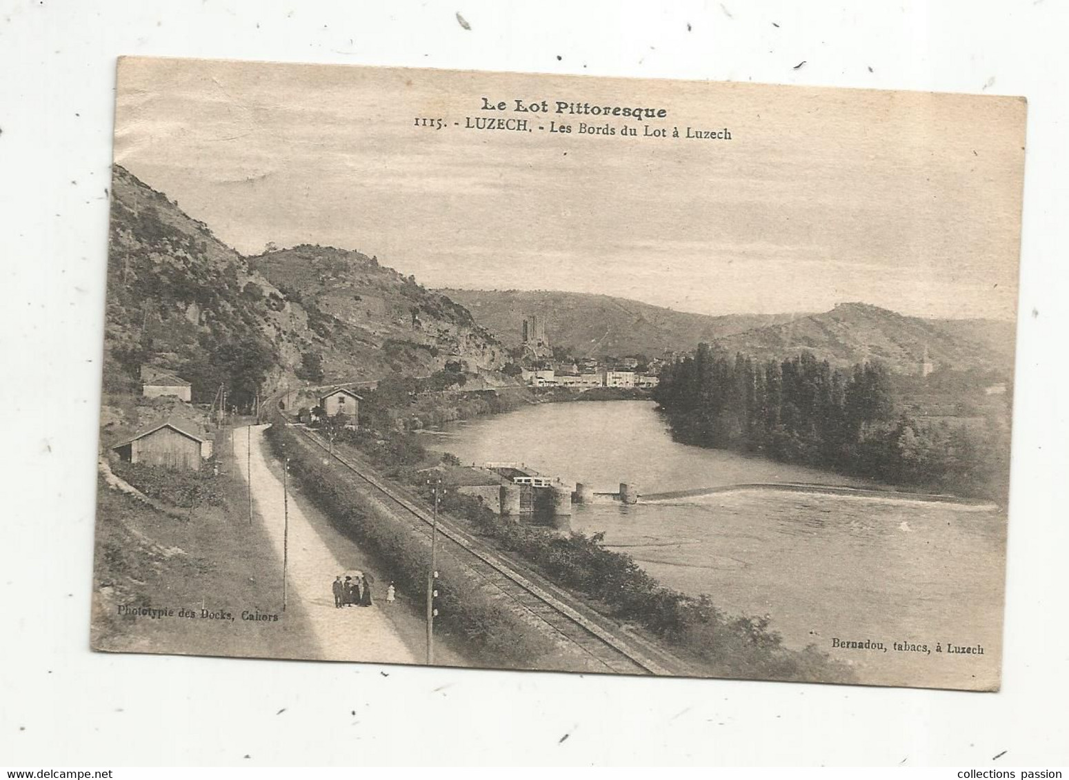 Cp , 46 , LUZECH ,les Bords Du Lot , Voyagée - Luzech