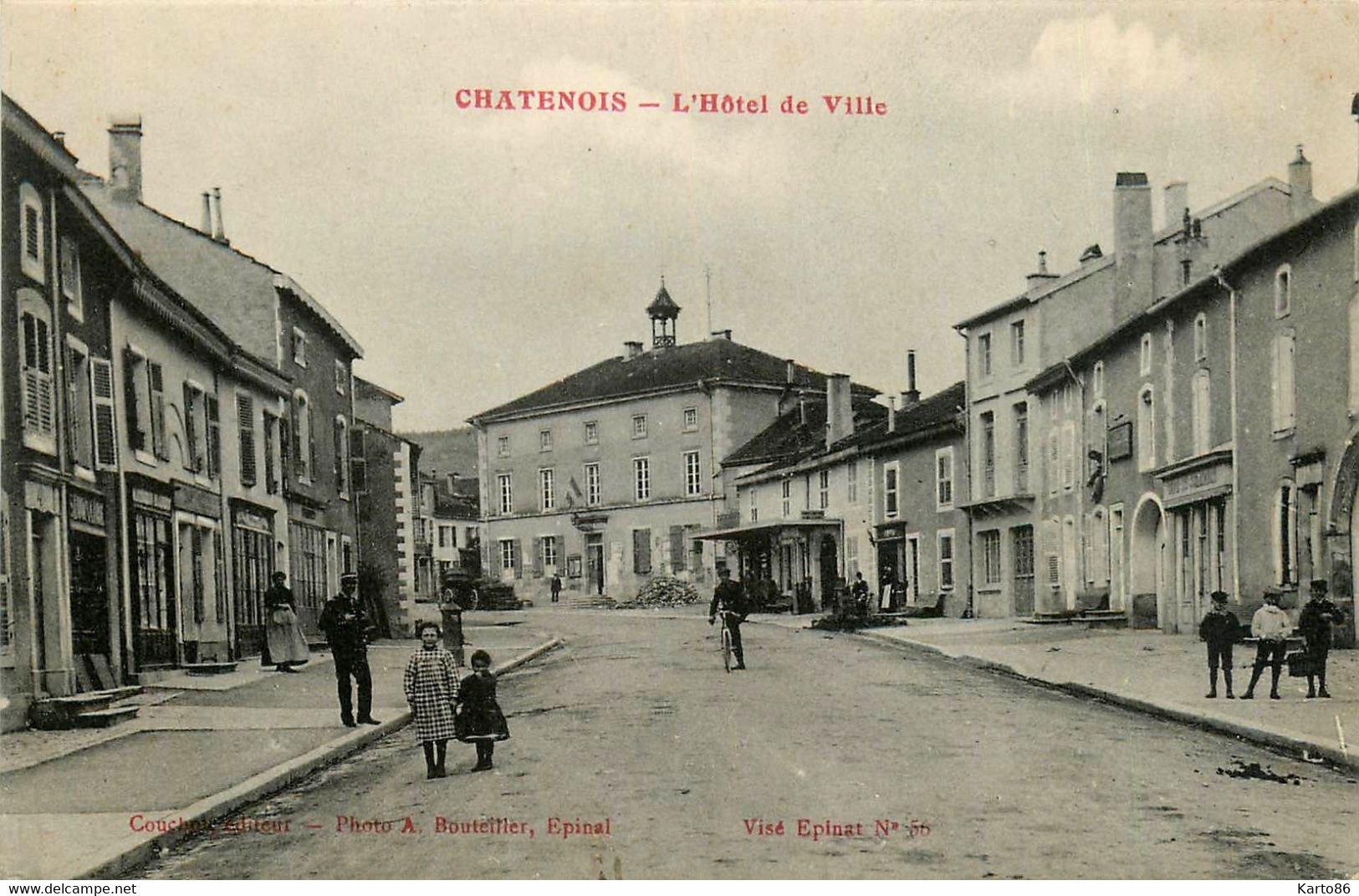 Chatenois * Rue De La Commune Et Hôtel De Ville * Mairie - Chatenois