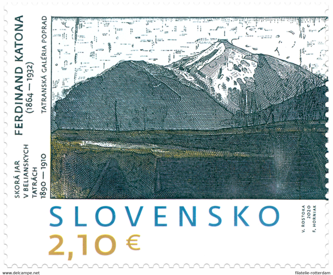 Slowakije / Slovakia - Postfris / MNH - Kunst 2020 - Neufs