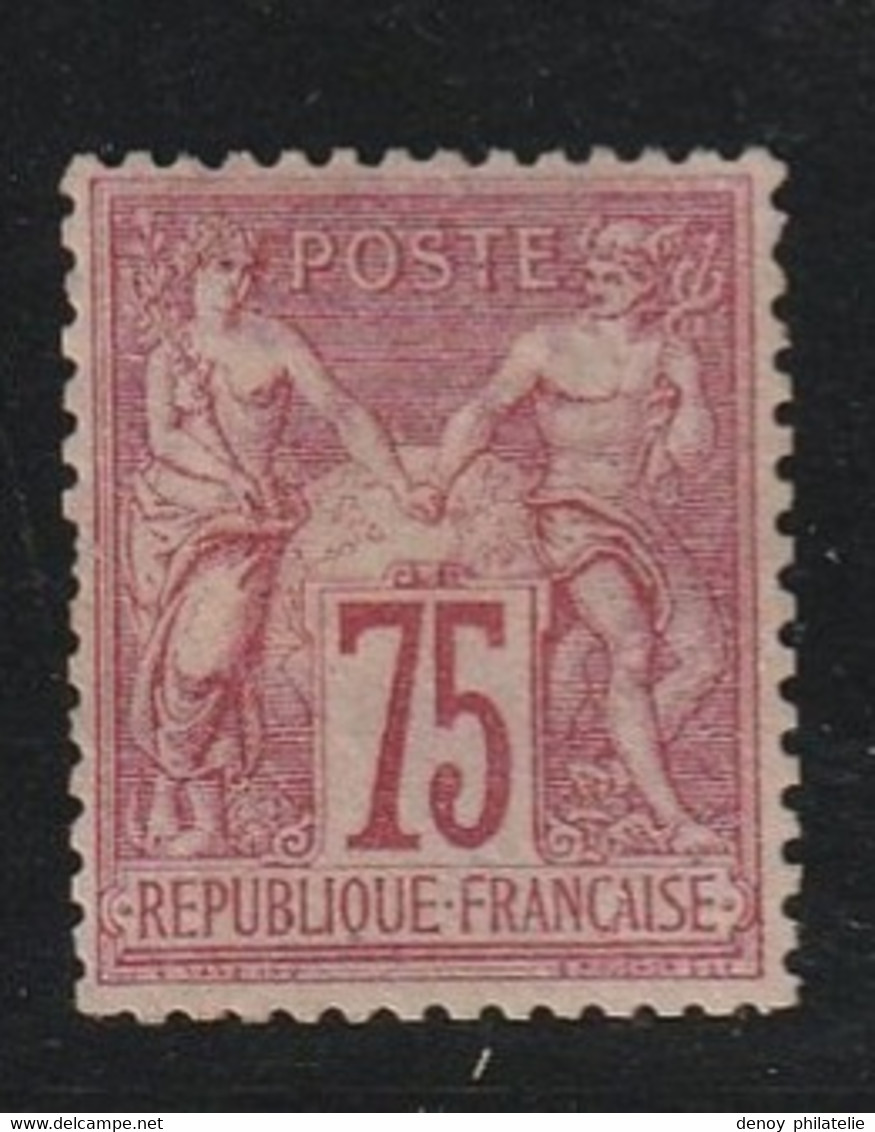 France N°71, Sage 75c Carmin, Type I, Neuf (*) Sans Gomme - B/TB Tres Bon Centrage - 1876-1878 Sage (Type I)