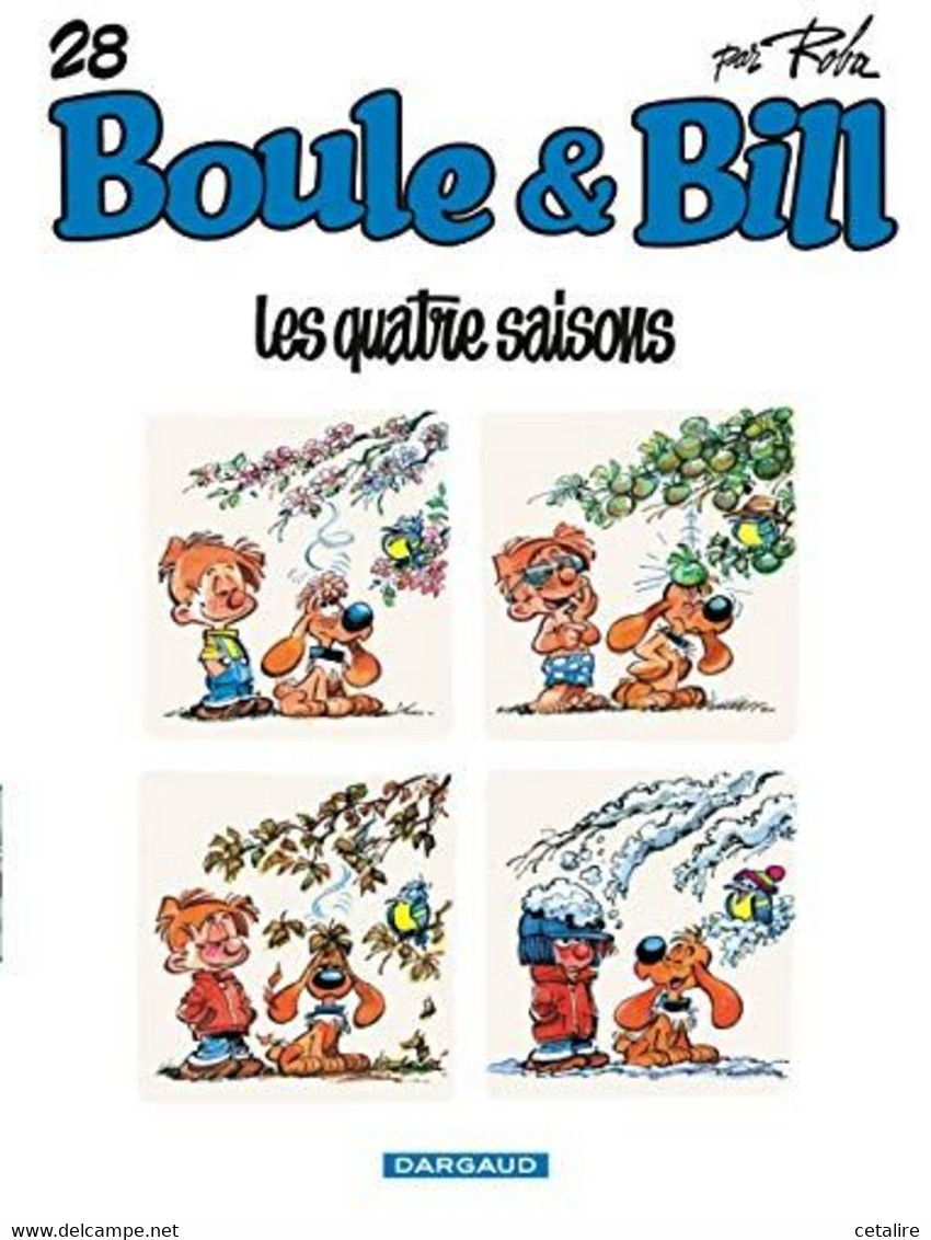 Boule &bill 28 Les Quatre Saisons  ++++TBE+++LIVRAISON GRATUITE+++ - Boule Et Bill