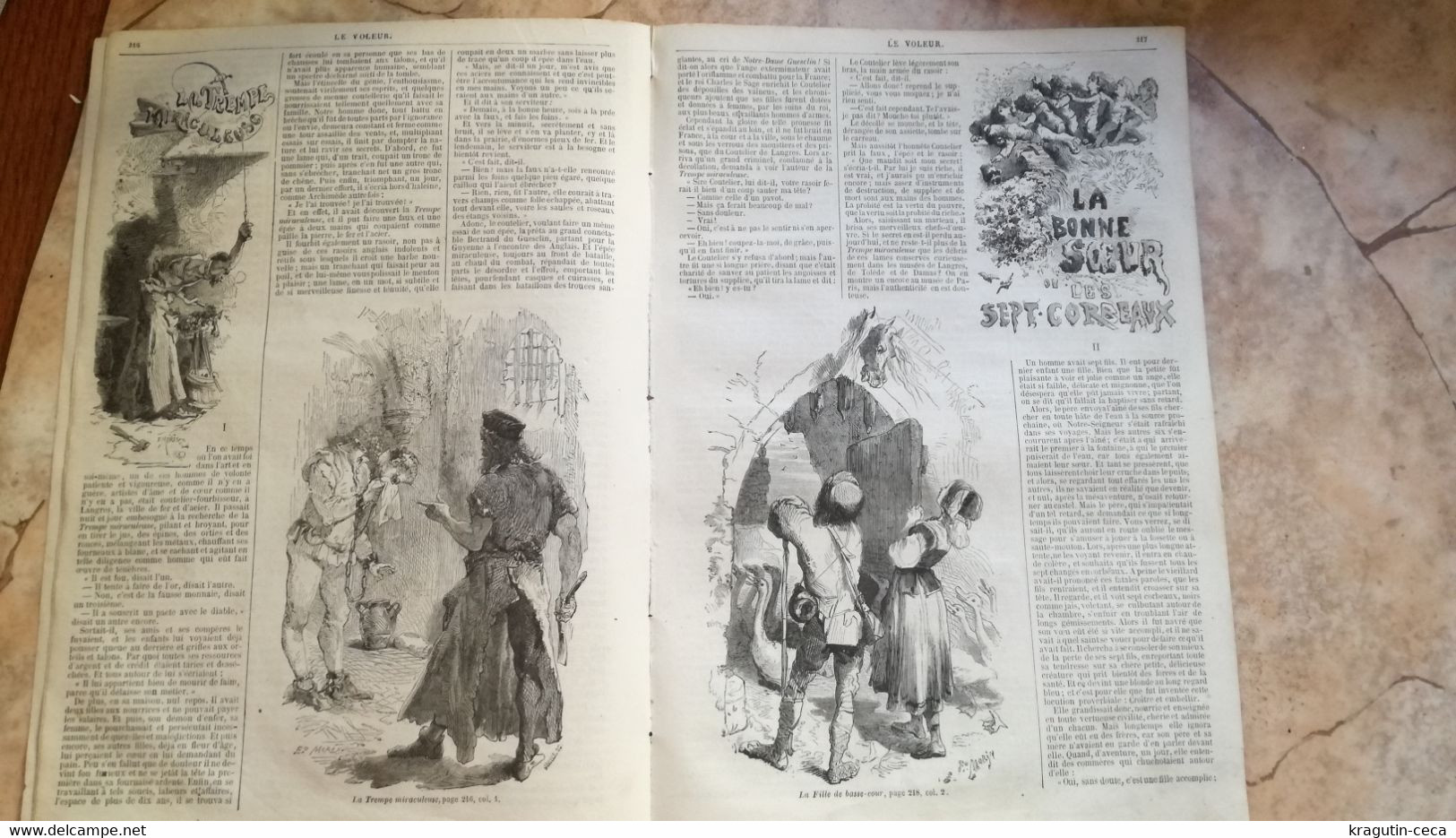 1859 LE VOLEUR VINTAGE FRANCE FRENCH MAGAZINE newspapers NOVELS narrative SHORT STORY STORIES Marie Clotilde de Savoie