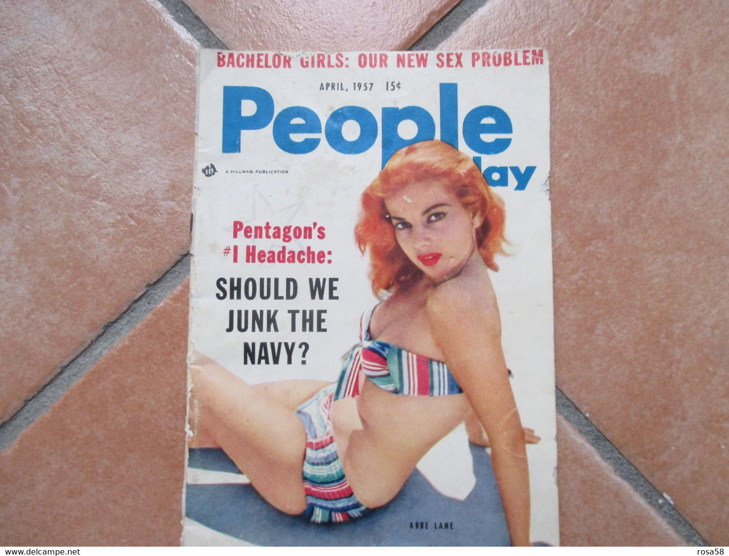 1957 PEOPLE TODAY Abbe Lane Pin Up FOTO - Women's