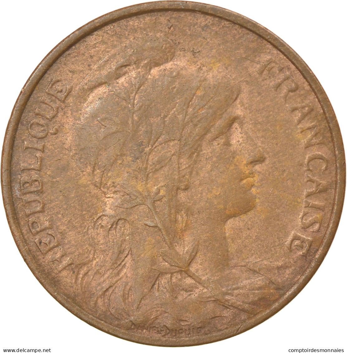 Monnaie, France, Dupuis, 5 Centimes, 1920, Paris, TTB, Bronze, Gadoury:165 - C. 5 Centimes