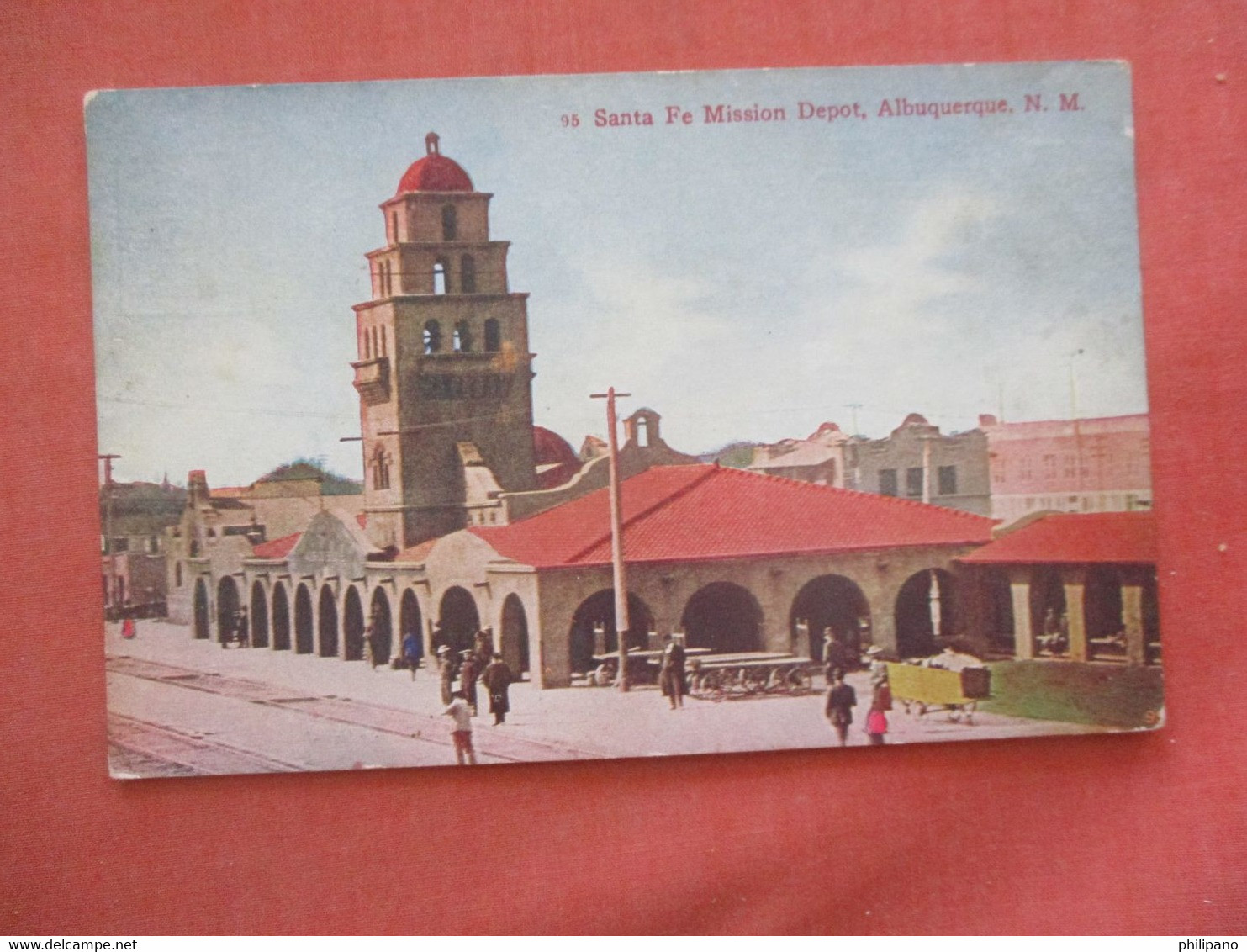 Santa Fe Mission Train Depot  New Mexico > Albuquerque  4618 - Albuquerque