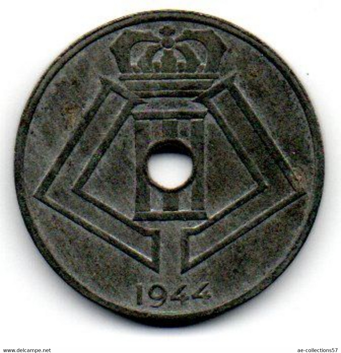 Belgique -  25 Centimes 1944 - TTB+ - 25 Cents