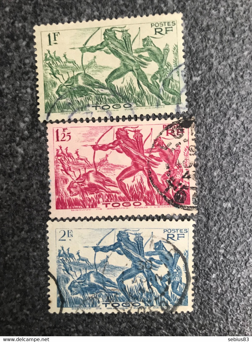 TOGO:1941 Timbres N°197 ,198,201 Oblitéré - Used Stamps