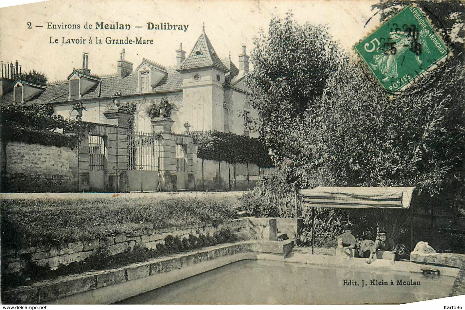 Seraincourt * Le Lavoir De La Grande Mare * Environs De Meulan - Seraincourt