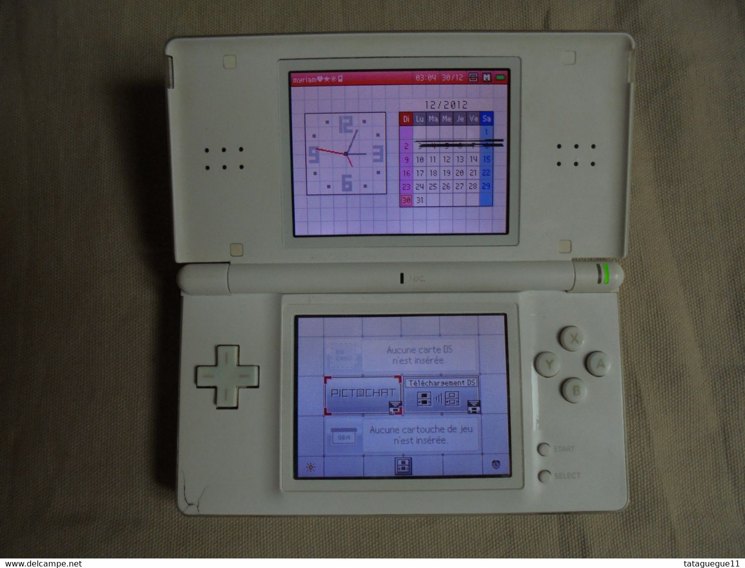 Occasion - Nintendo 2006 DS Lite Blanc Pour pièces sans chargeur