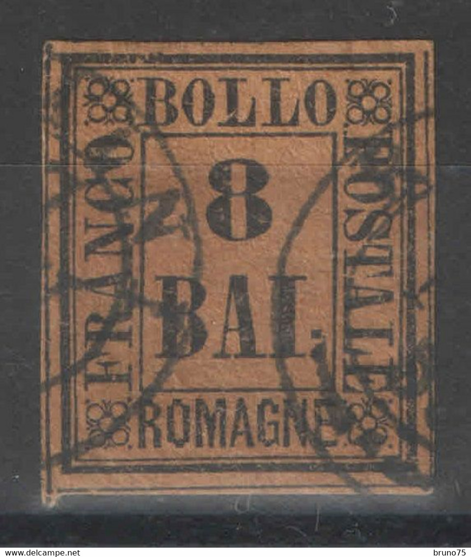 FAUX - FORGED - Romagne - YT 8 Oblitéré - 1859 - Romagna