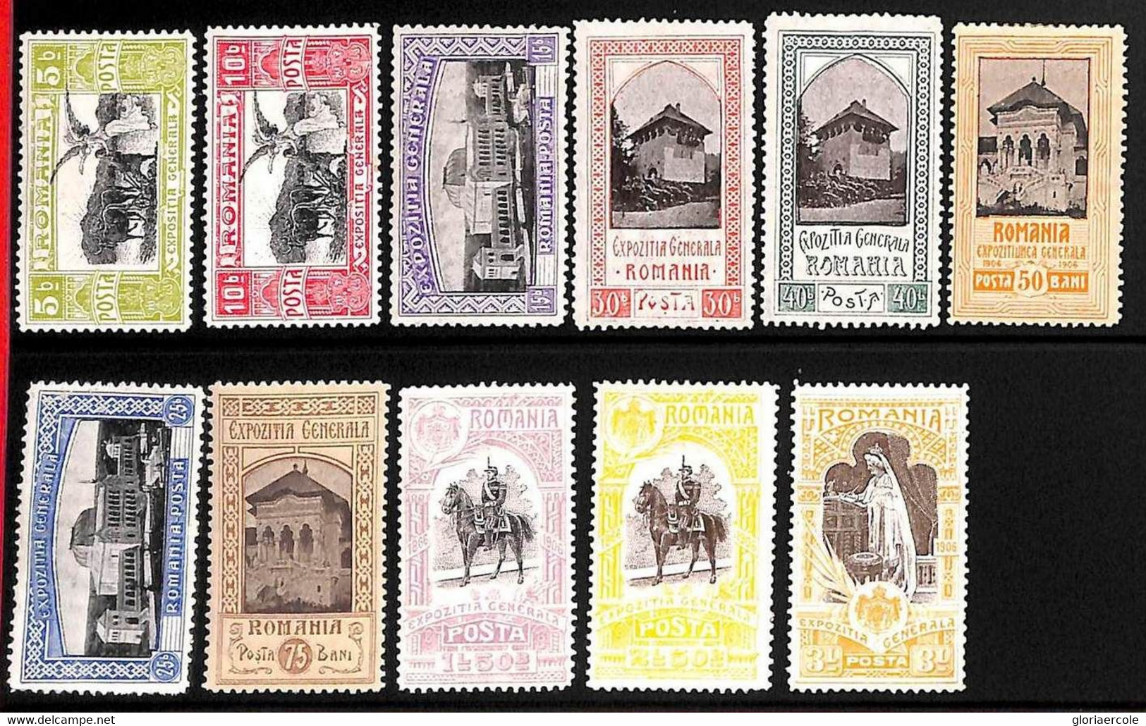 94958b - ROMANIA - STAMP - Yvert #  192/202  - MINT HINGED   MH - Andere & Zonder Classificatie